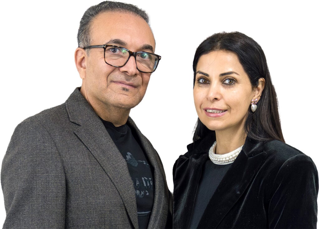 Dr. Saied Shemiranei with his wife, reflecting the family-oriented care at APMUC